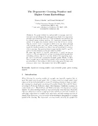 The Degenerate Crossing Number and Higher-Genus Embeddings