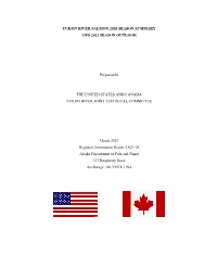 Yukon River Salmon 2020 Season Summary and 2021 Season Outlook