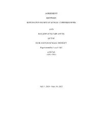 Bus Services AFSCME 2020-2022