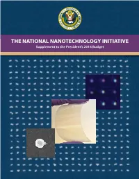 National Nanotechnology Initiative (NNI) Is Managed by the Nanoscale Science, Engineering, and Technology (NSET) Subcommittee of the NSTC Committee on Technology