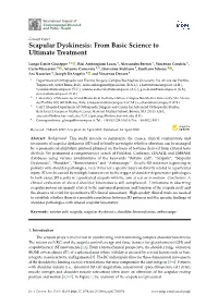 Scapular Dyskinesis: from Basic Science to Ultimate Treatment