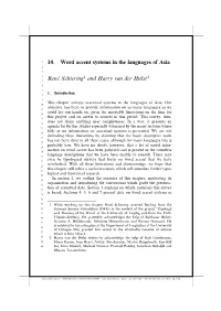 Word Accent Systems in the Languages of Asia 2