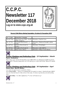 C.C.P.C. Newsletter 117 December 2018 Log on To