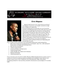 Chris Mapane