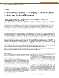 Disentangling Mechanisms, Brain Systems, and Behavioral Responses
