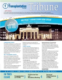 In This Issue Reorganization at Tts Ihq
