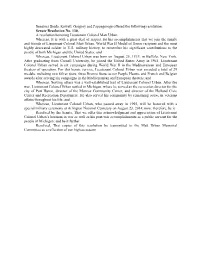 Senators Bieda, Kowall, Gregory and Pappageorge Offered the Following Resolution: Senate Resolution No