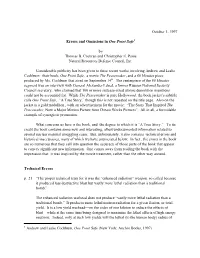 October 1, 1997 Errors and Omissions in One Point Safe1 by Thomas B