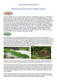 River Piddle Project