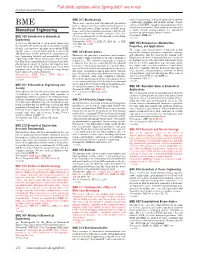Biomedical Engineering (BME)