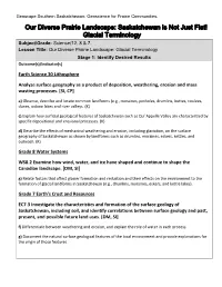 Glacial Terminology Subject/Grade: Science/12, 8 & 7