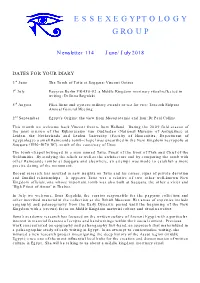 June 18 Newsletter