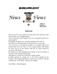 News Views a D Volume 3 N Number 3 Easter 2012