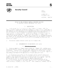 Security Council Distr