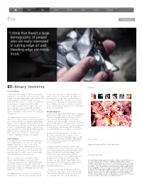 BT: Binary Universe Gallery
