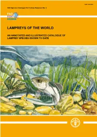 Lampreys of the World
