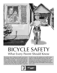 Bicycle Safety: What Every Parent Should Know