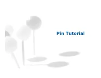 Pin Tutorial What Is Instrumentation?