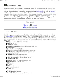 PNG Source Code