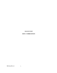 Session Xxiv Drug Combinations Hs172a R01/10 1