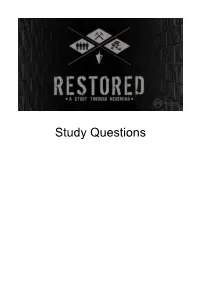 Study Questions