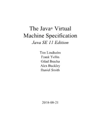 The Java® Virtual Machine Specification Java SE 11 Edition