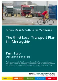 The Third Local Transport Plan for Merseyside Part