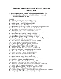 2004 Candidates for the Presidential Scholars Program (PDF)