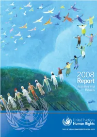 2008 on Activities and R Esults R Eport