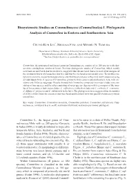 Biosystematic Studies on Commelinaceae (Commelinales) I