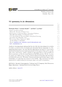 $\Mathcal {W} $ Symmetry in Six Dimensions
