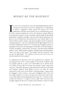 Revolt of the Rustbelt