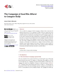 The Campaign of Asad Bin Alfurat to Conquer Sicily