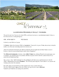 A Day in the Luberon