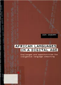 African Languages in a Digital