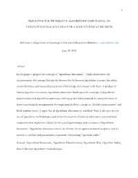 An Unconventional Solution for a Sociotechnical