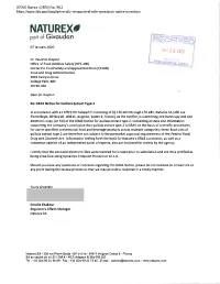 GRAS Notice (GRN) No. 903, Quillaia Extract Type 2