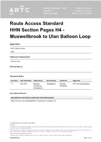 Muswellbrook to Ulan Balloon Loop