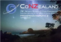 Progress Report 3 APRIL 2020