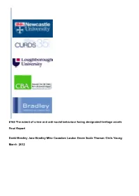 Research Paper: the Extent of Crime and Anti-Social Behaviour Facing