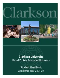 Undergraduate Handbook