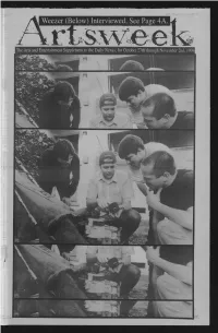 Weezer (Below) Interviewed, See Page 4A