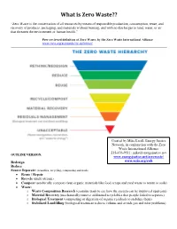 What Is Zero Waste??