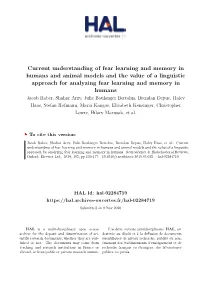Current Understanding of Fear Learning and Memory in Humans And