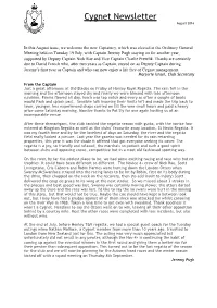Cygnet Newsletter August 2016