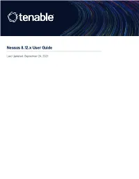 Nessus 8.12 User Guide