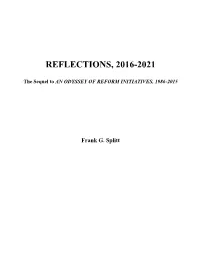 Reflections, 2016-2021