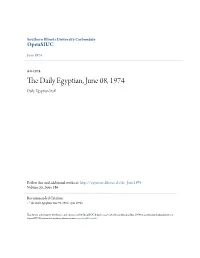 The Daily Egyptian, June 08, 1974