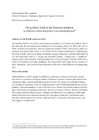 The Goddess Ninlil in the Sumerian Pantheon: an Artificial Creation and Spouse to an Immigrating God?1