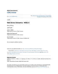 Web Service Semantics - WSDL-S